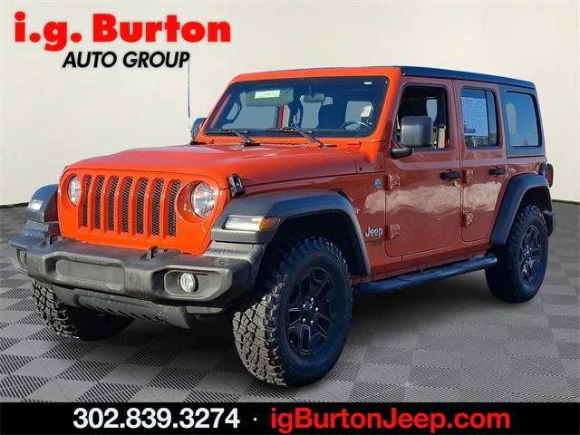 used 2020 Jeep Wrangler Unlimited car, priced at $27,998