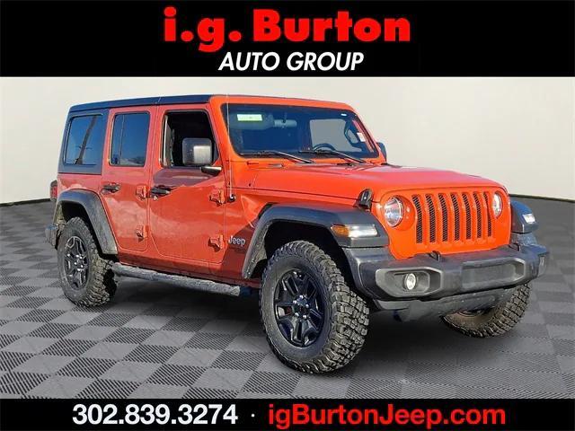 used 2020 Jeep Wrangler Unlimited car, priced at $27,998