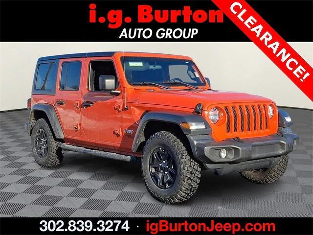 used 2020 Jeep Wrangler Unlimited car, priced at $26,589