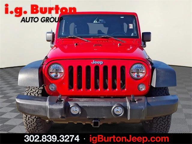 used 2014 Jeep Wrangler Unlimited car, priced at $18,914