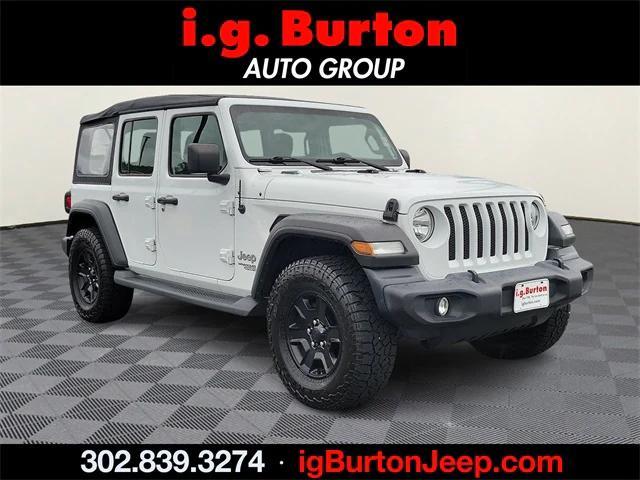 used 2020 Jeep Wrangler Unlimited car, priced at $29,589