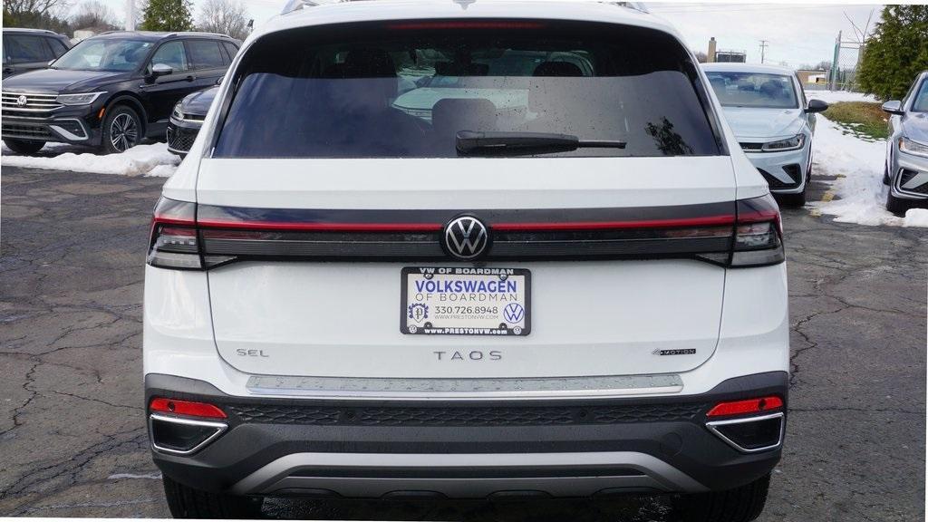 new 2025 Volkswagen Taos car, priced at $36,383