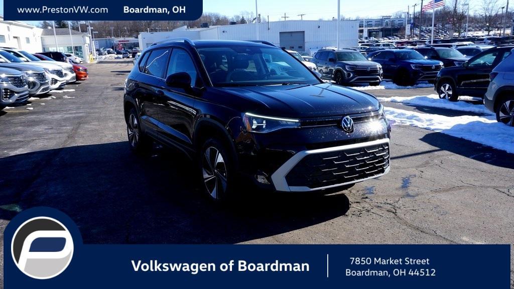new 2025 Volkswagen Taos car, priced at $33,216