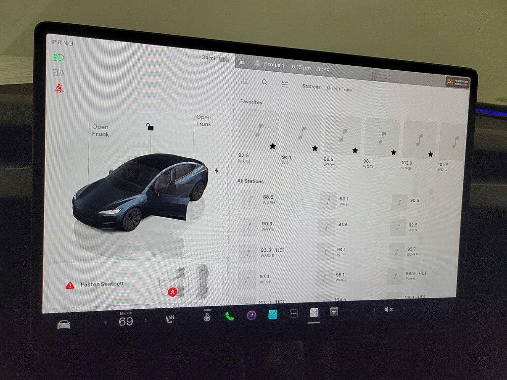 used 2025 Tesla Model 3 car, priced at $41,998