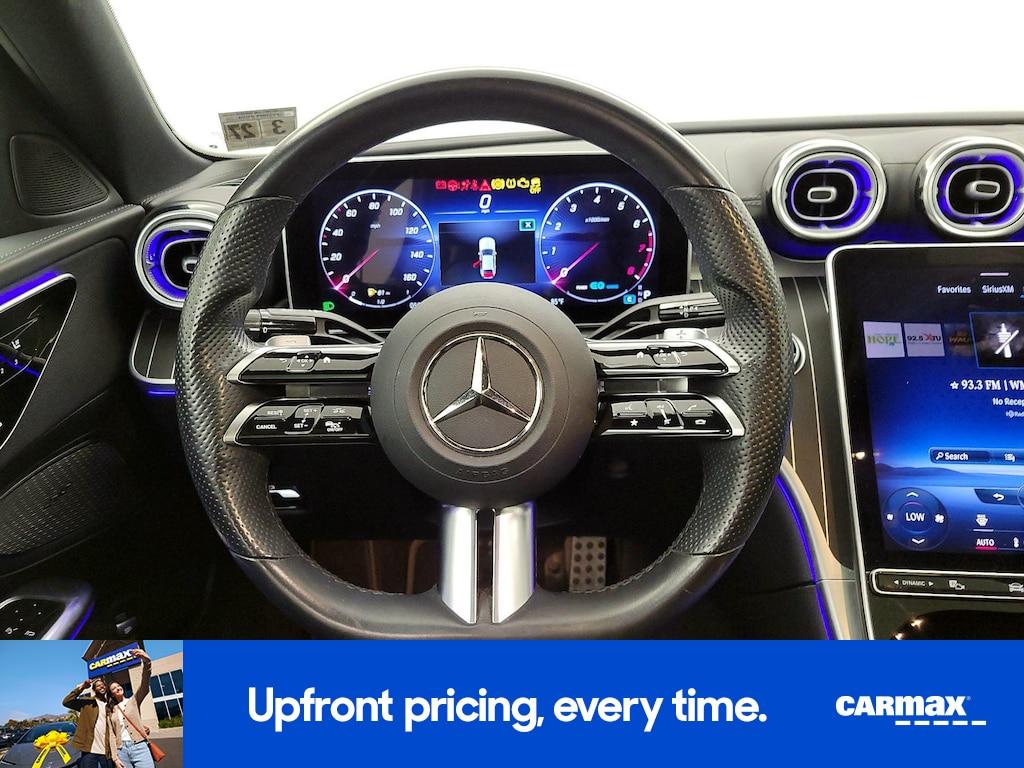 used 2022 Mercedes-Benz C-Class car, priced at $35,998