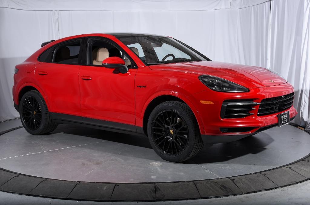 used 2022 Porsche Cayenne E-Hybrid Coupe car, priced at $79,995