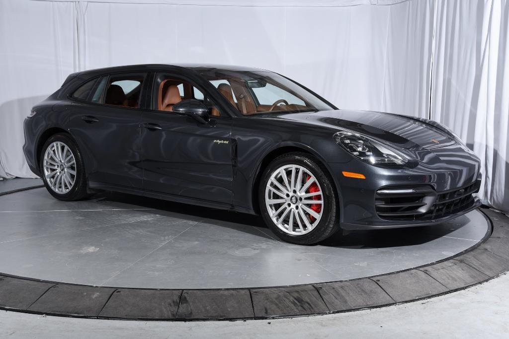 used 2022 Porsche Panamera e-Hybrid Sport Turismo car, priced at $109,995
