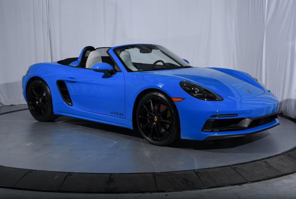 used 2025 Porsche 718 Boxster car, priced at $128,995