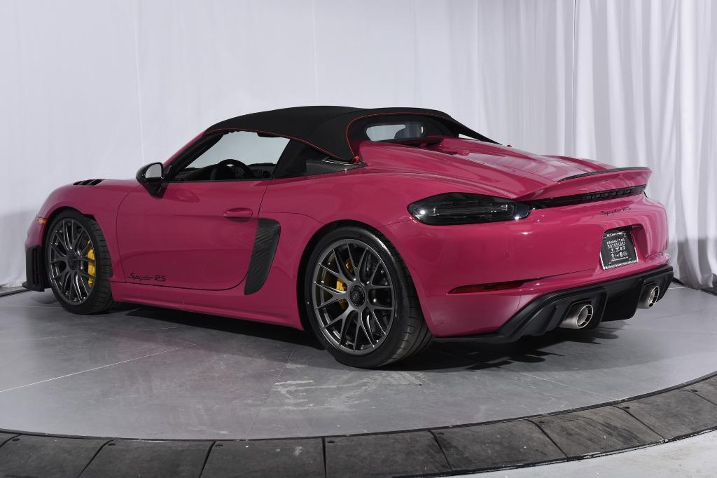used 2025 Porsche 718 Spyder car, priced at $238,995