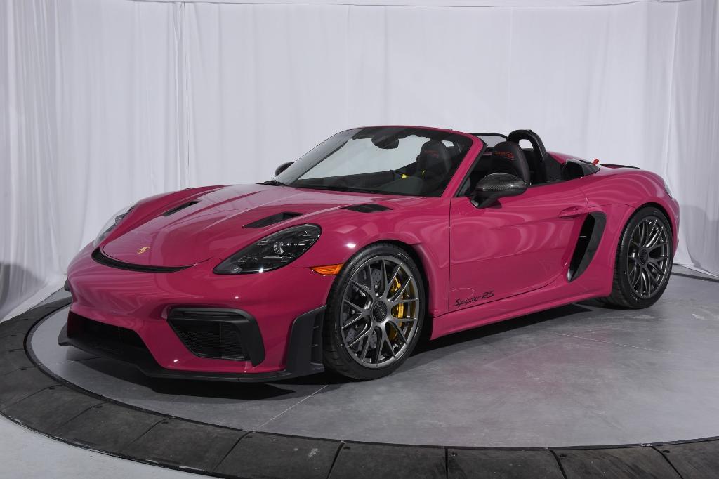 used 2025 Porsche 718 Spyder car, priced at $238,995