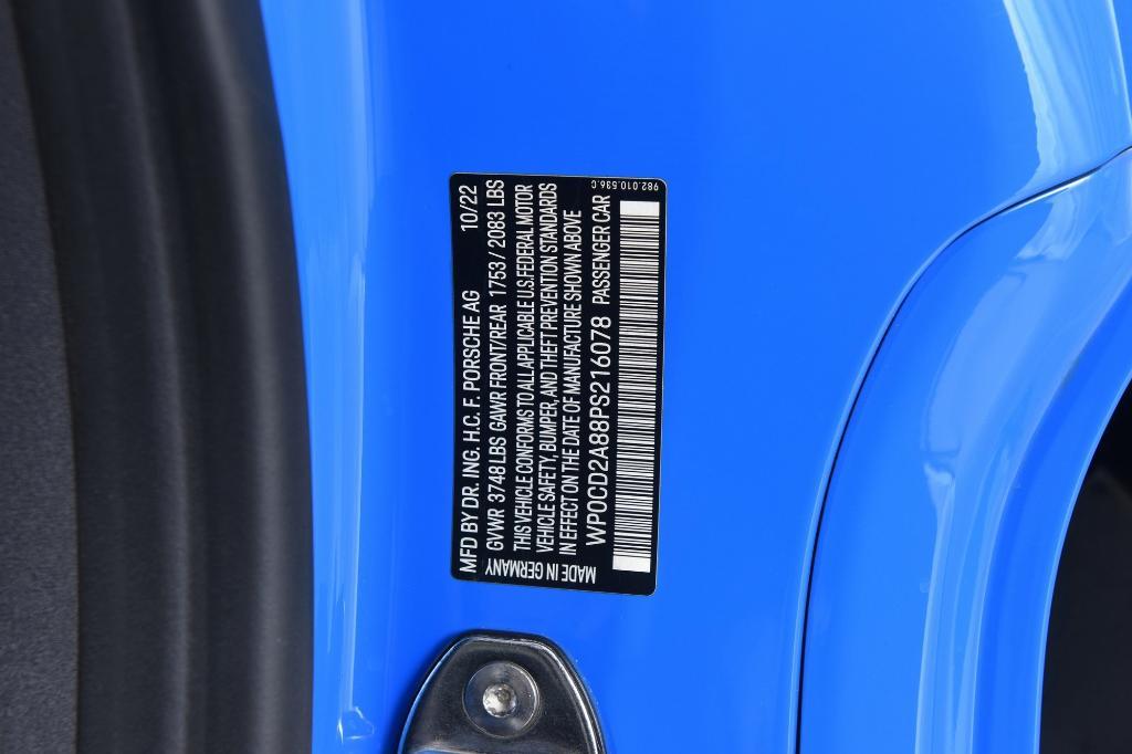 used 2023 Porsche 718 Boxster car, priced at $109,995