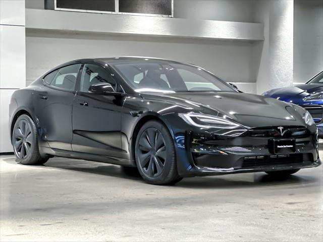 used 2021 Tesla Model S car, priced at $56,971