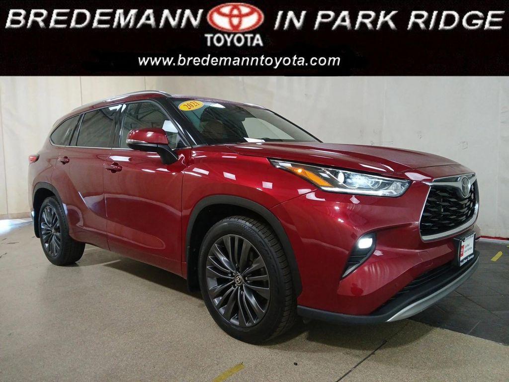 used 2021 Toyota Highlander car, priced at $36,900