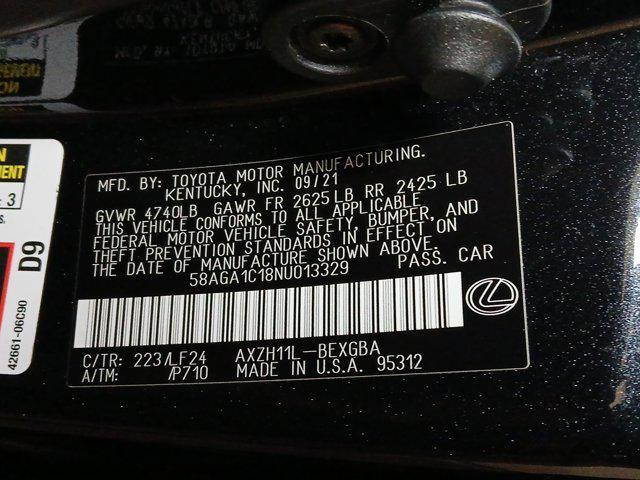 used 2022 Lexus ES 300h car, priced at $35,900