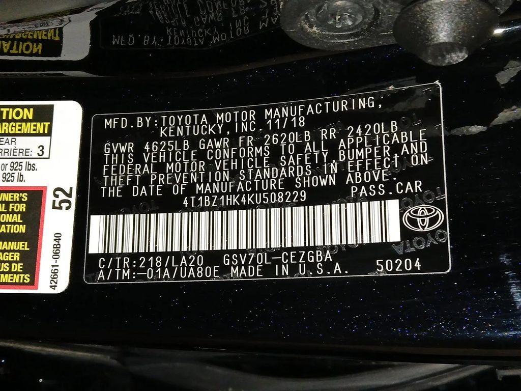 used 2019 Toyota Camry car, priced at $22,500