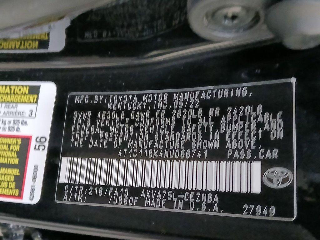 used 2022 Toyota Camry car, priced at $25,500