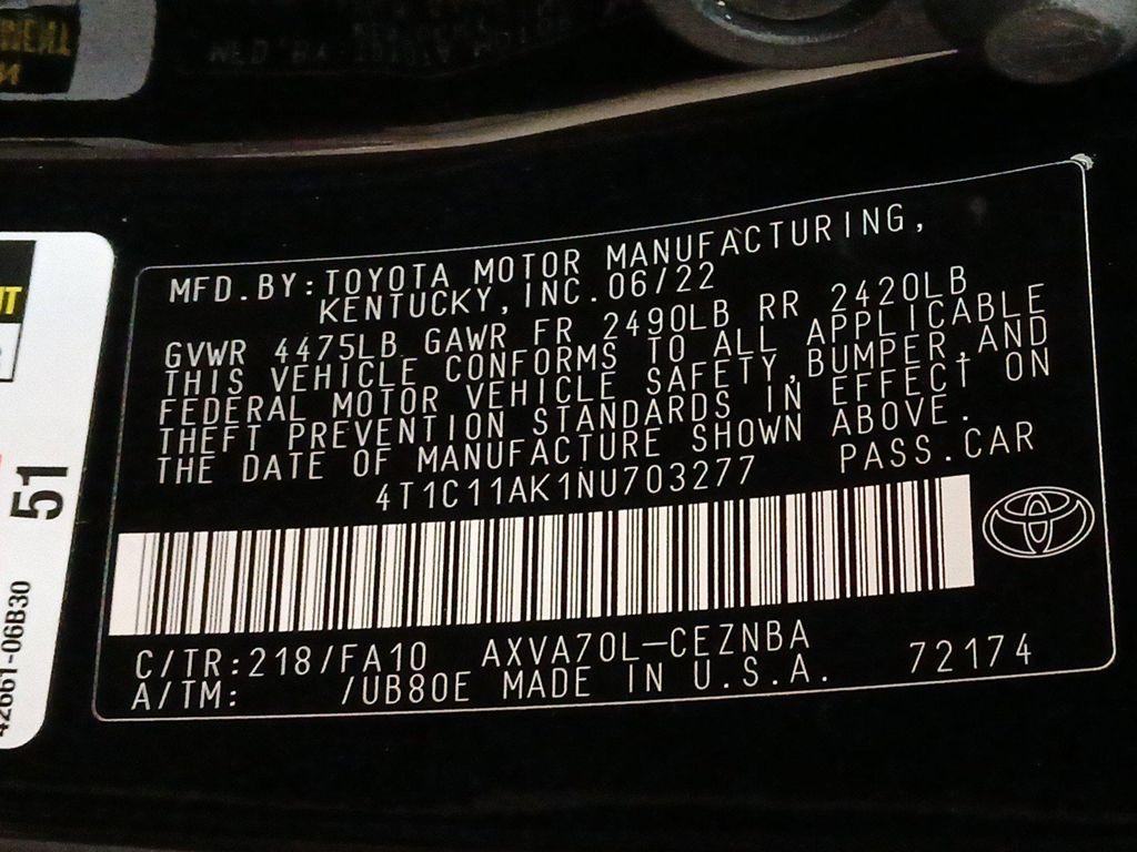 used 2022 Toyota Camry car, priced at $24,900