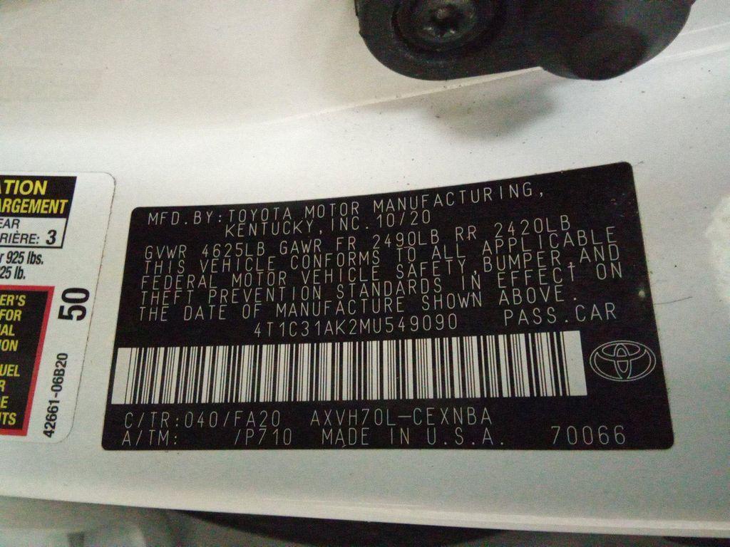 used 2021 Toyota Camry car, priced at $23,900