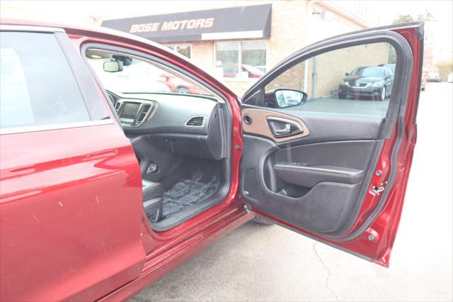 used 2015 Chrysler 200 car, priced at $12,316