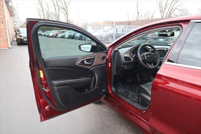 used 2015 Chrysler 200 car, priced at $12,316