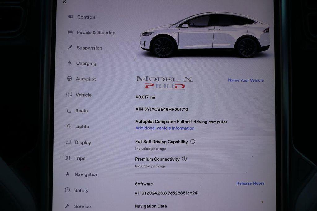 used 2017 Tesla Model X car, priced at $34,998