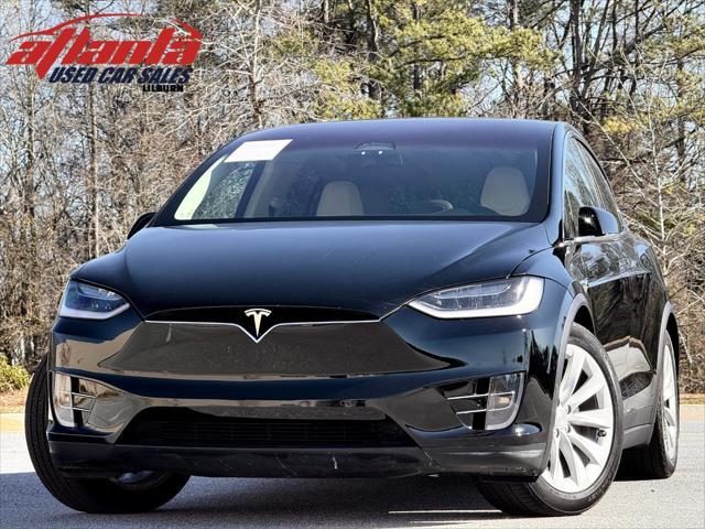 used 2018 Tesla Model X car, priced at $31,389