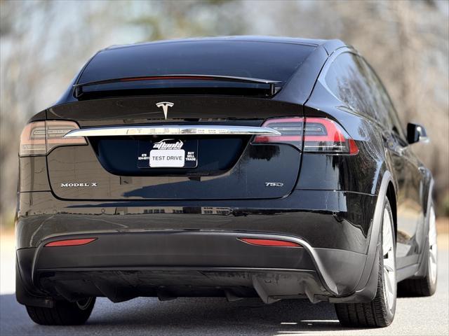 used 2018 Tesla Model X car, priced at $31,389