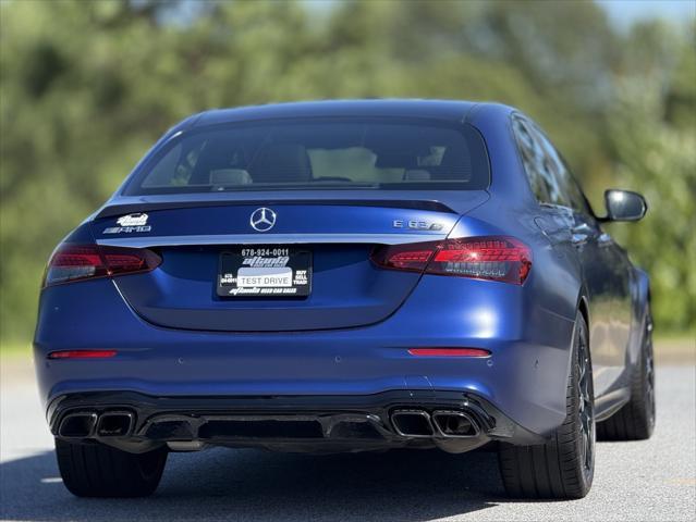 used 2021 Mercedes-Benz AMG E 63 car, priced at $91,999