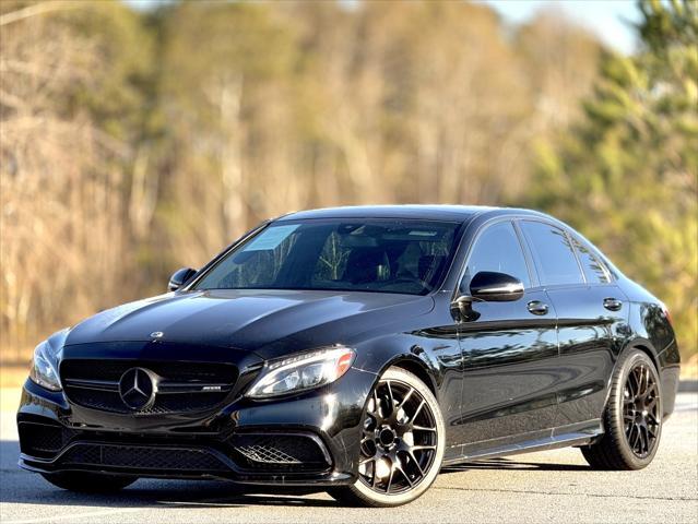 used 2017 Mercedes-Benz AMG C 63 car, priced at $29,999