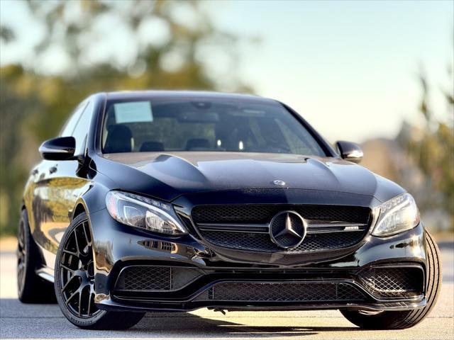 used 2017 Mercedes-Benz AMG C 63 car, priced at $29,999