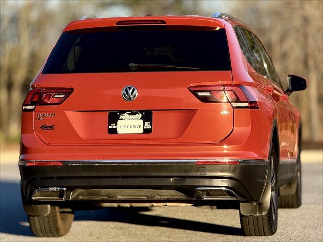 used 2018 Volkswagen Tiguan car, priced at $15,489