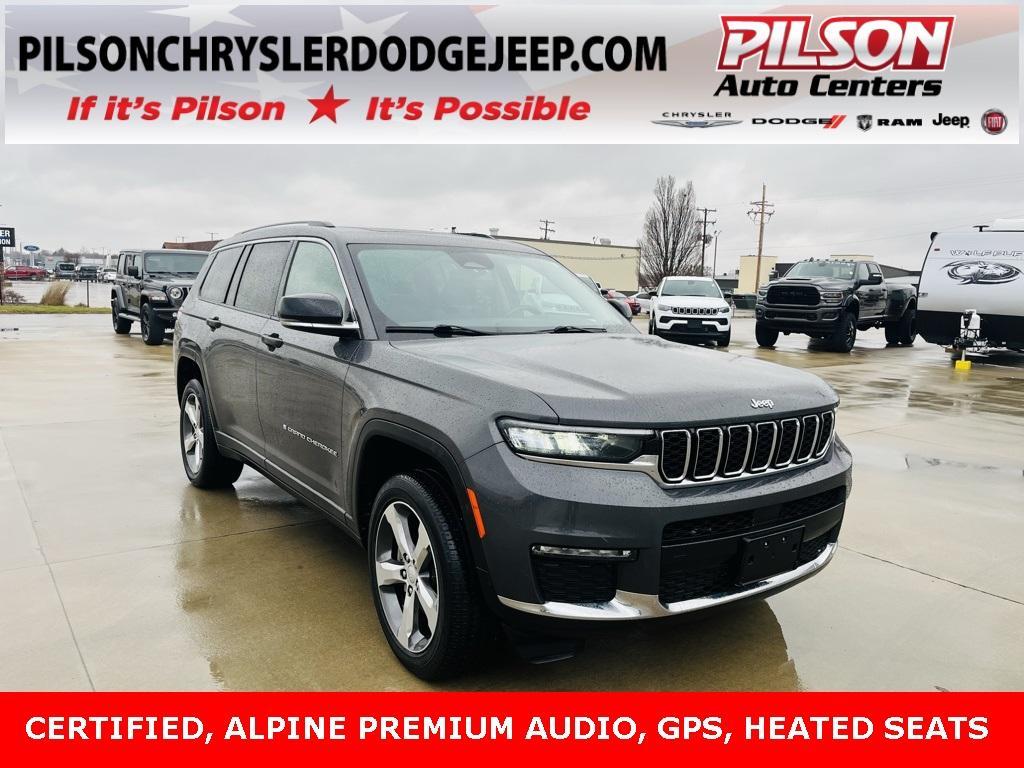 used 2022 Jeep Grand Cherokee L car, priced at $35,500