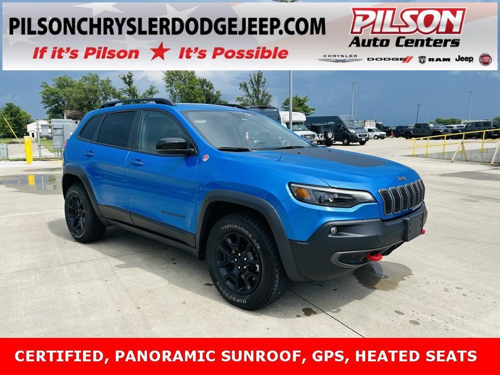 used 2022 Jeep Cherokee car, priced at $25,200