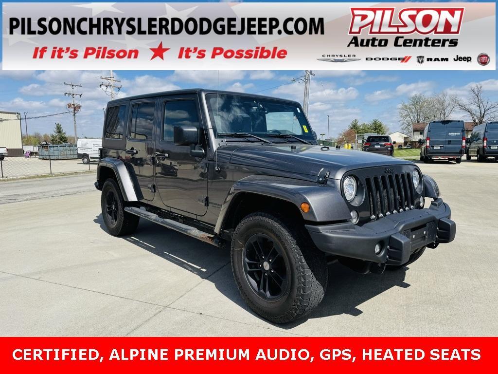 used 2017 Jeep Wrangler Unlimited car, priced at $23,000