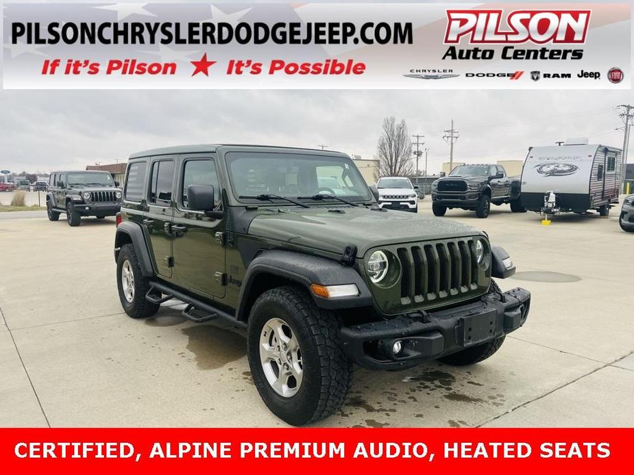 used 2021 Jeep Wrangler Unlimited car, priced at $30,500