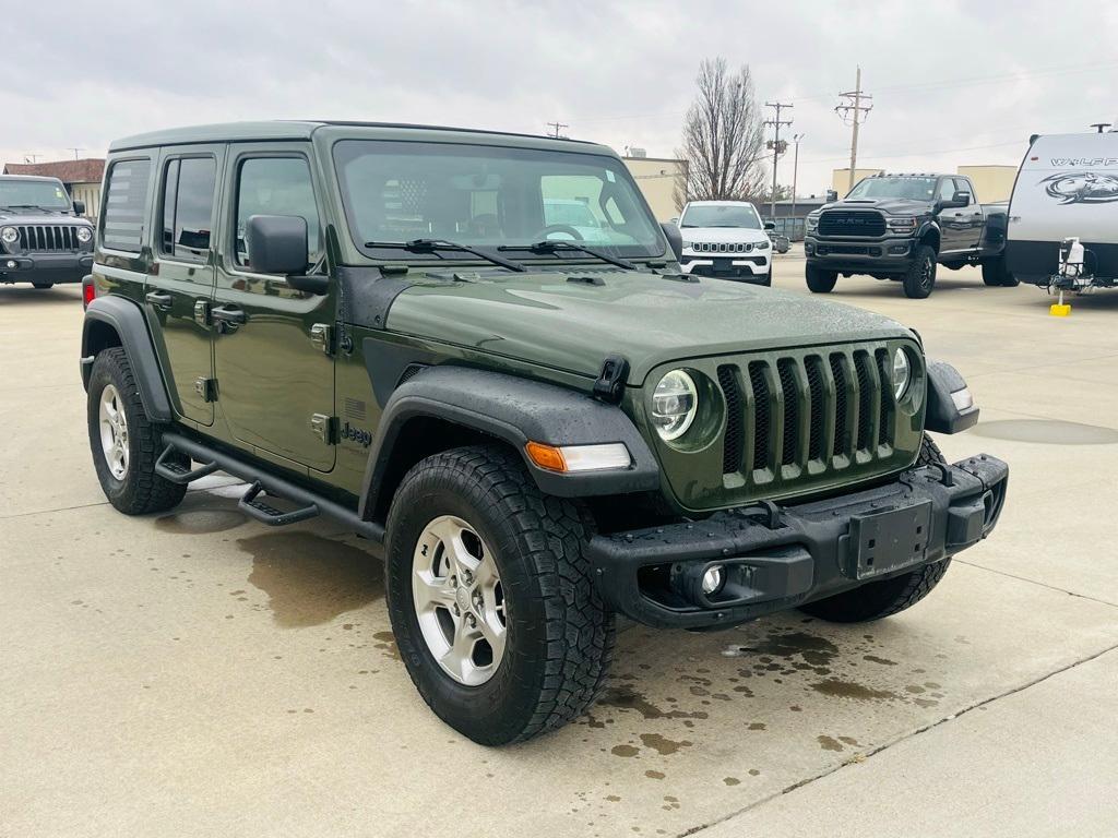 used 2021 Jeep Wrangler Unlimited car, priced at $30,500