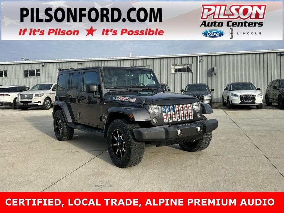 used 2016 Jeep Wrangler Unlimited car, priced at $22,500