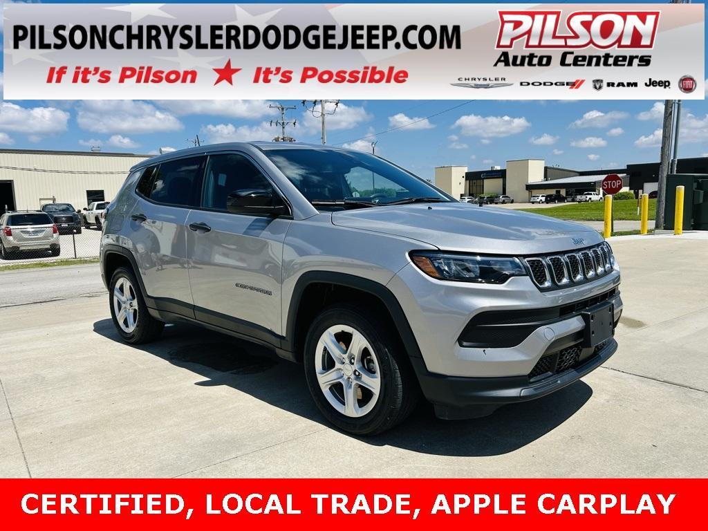 used 2023 Jeep Compass car, priced at $23,700