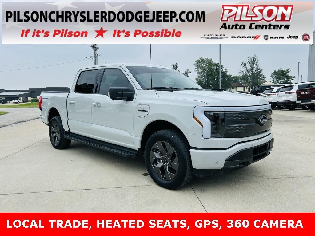 used 2023 Ford F-150 Lightning car, priced at $43,000