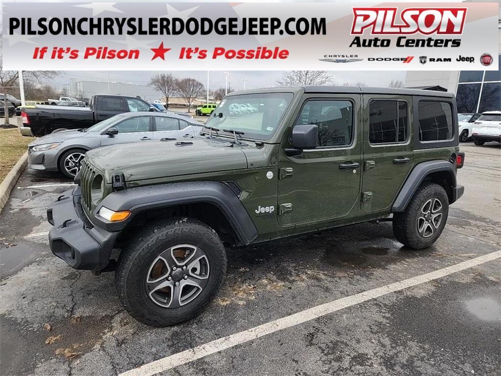 used 2021 Jeep Wrangler Unlimited car, priced at $32,500