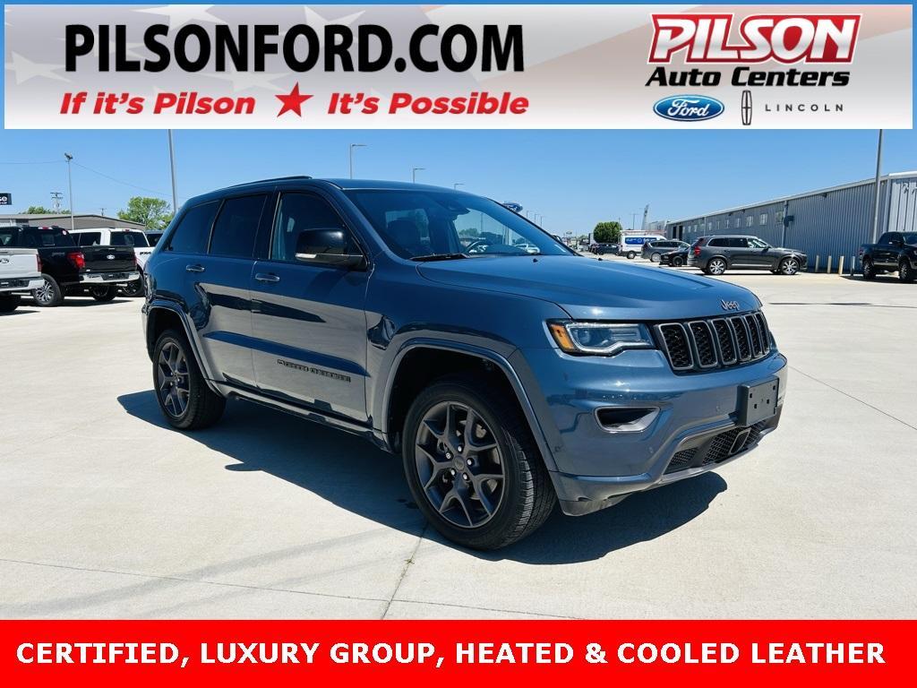 used 2021 Jeep Grand Cherokee car, priced at $27,500