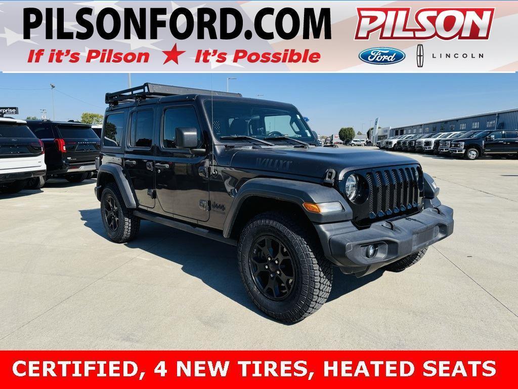 used 2020 Jeep Wrangler Unlimited car, priced at $27,500