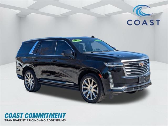 used 2021 Cadillac Escalade car, priced at $63,491