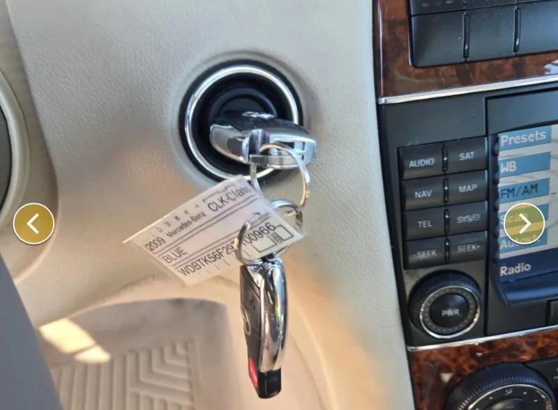 used 2009 Mercedes-Benz CLK-Class car, priced at $9,995