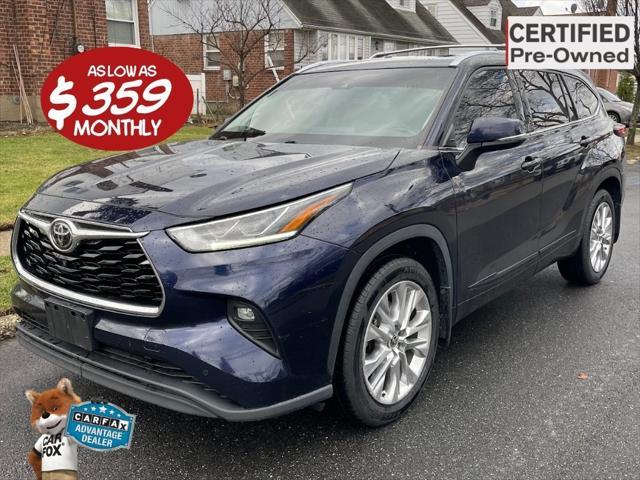 used 2021 Toyota Highlander car, priced at $23,459