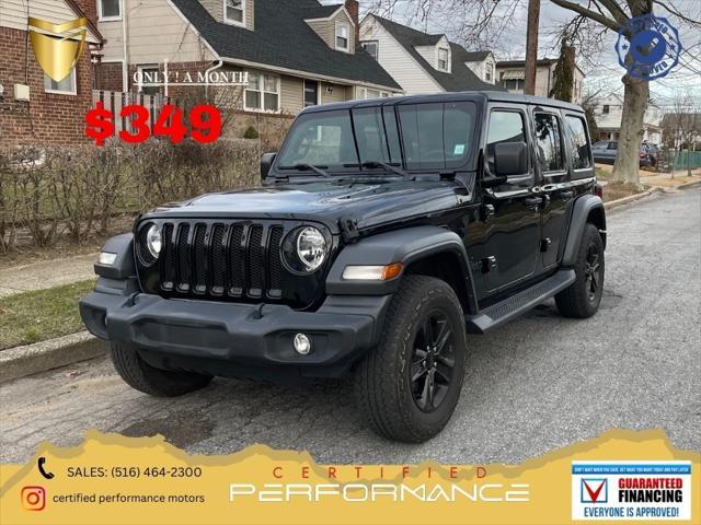 used 2021 Jeep Wrangler Unlimited car, priced at $21,988