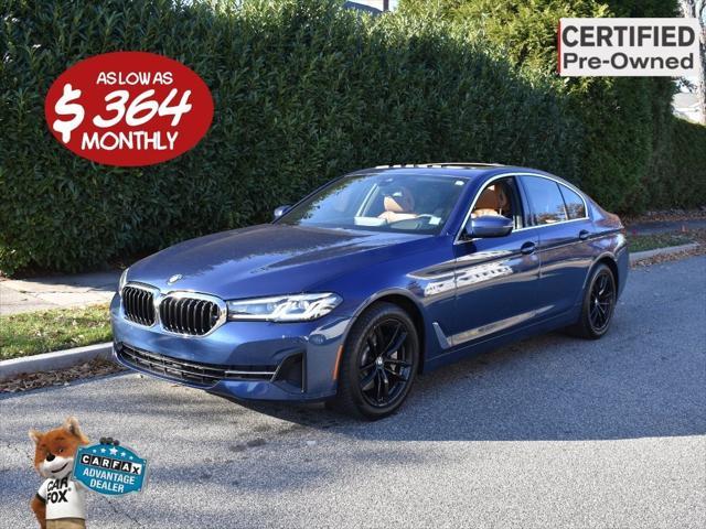 used 2021 BMW 530 car, priced at $22,988