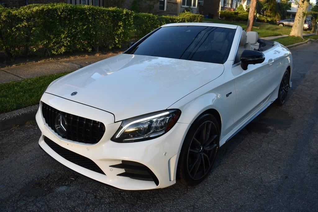 used 2020 Mercedes-Benz AMG C 43 car, priced at $41,988