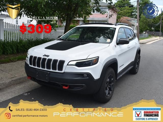 used 2021 Jeep Cherokee car, priced at $17,488