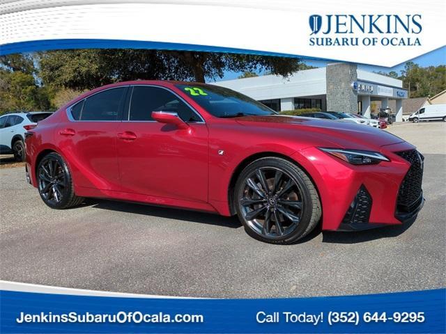 used 2022 Lexus IS 350 car, priced at $41,999